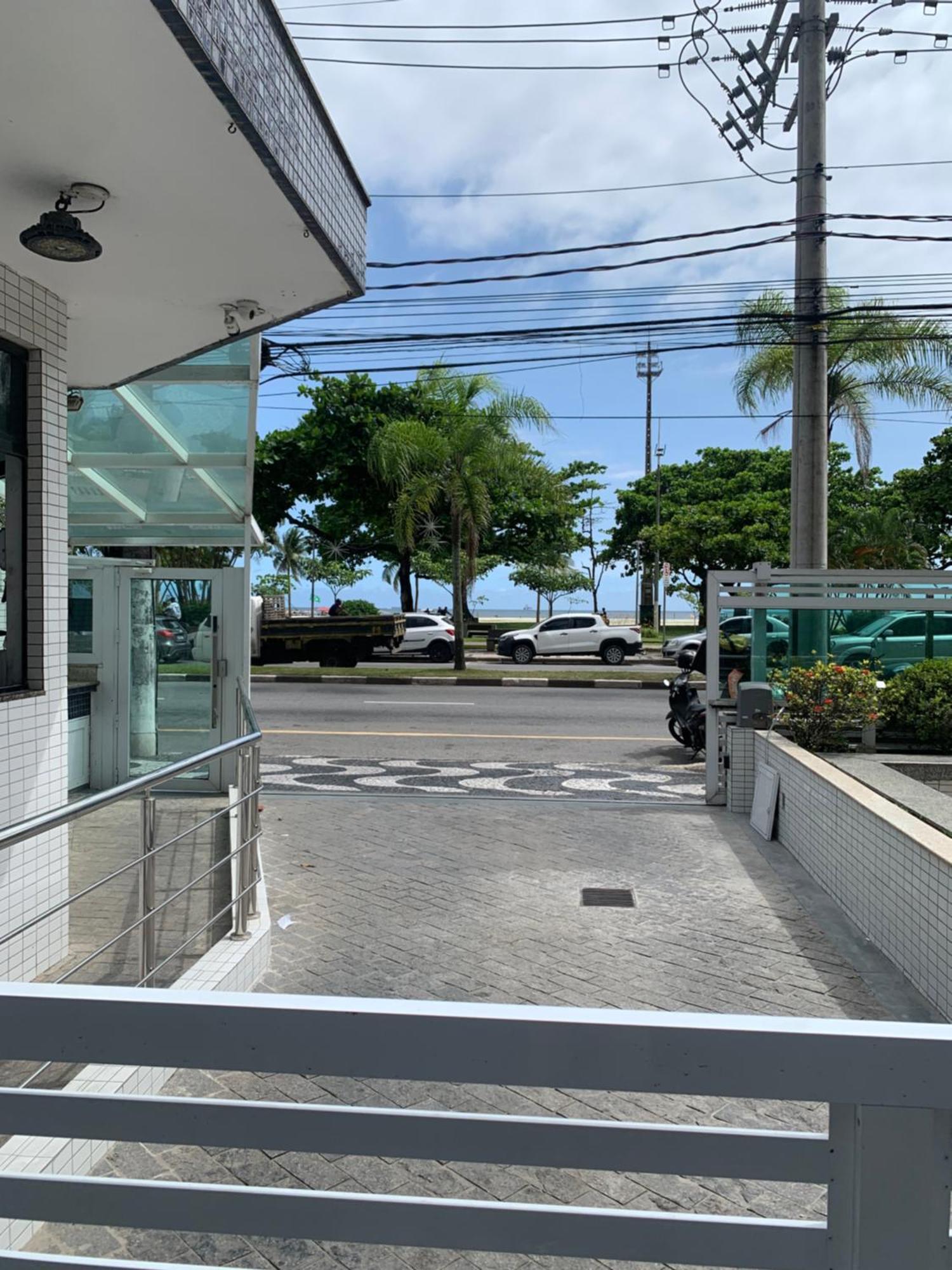 Apartamento Em Santos No Gonzaga Em Frente A Praia Extérieur photo