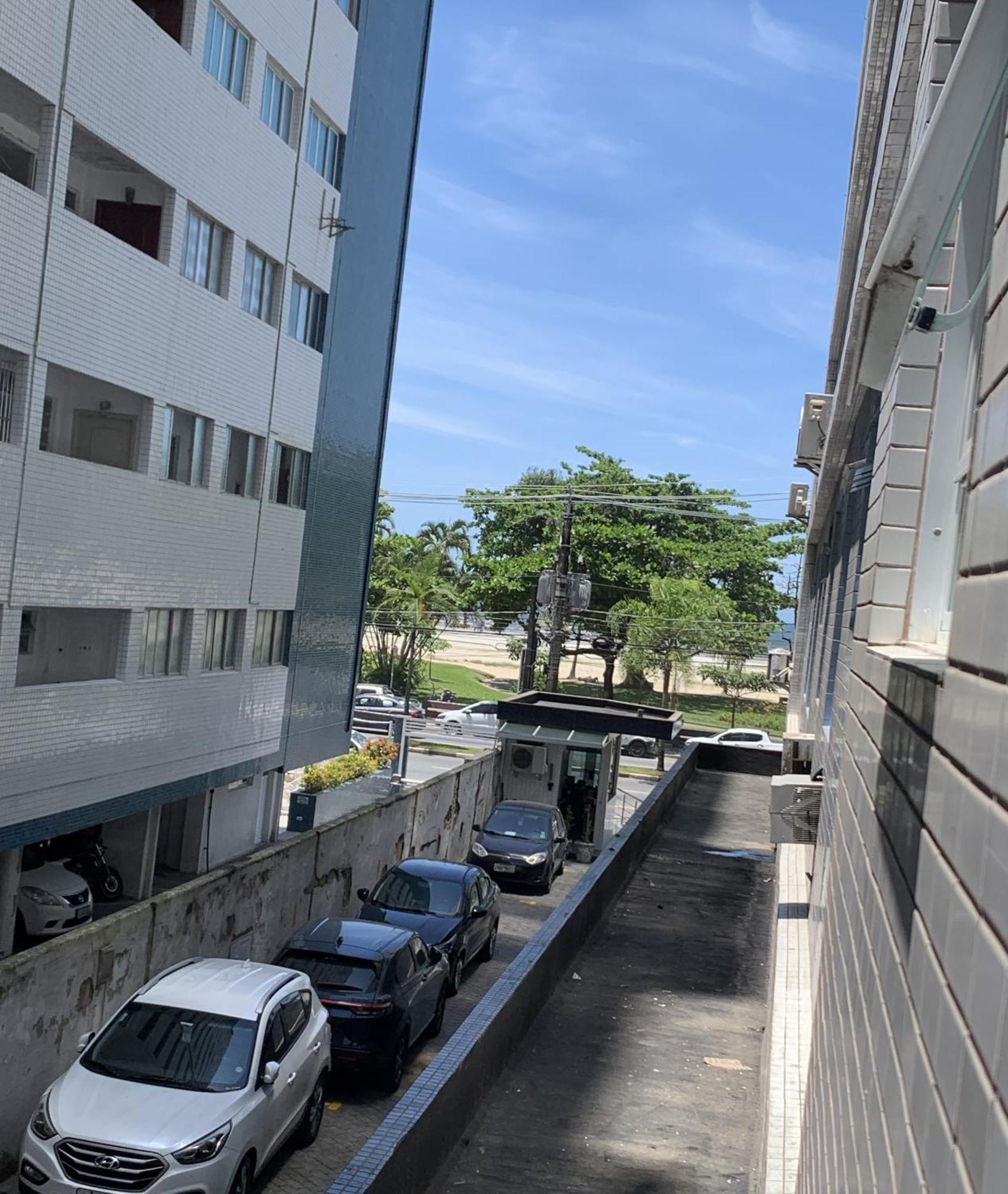 Apartamento Em Santos No Gonzaga Em Frente A Praia Extérieur photo